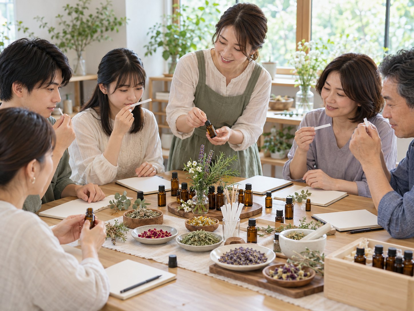 アロマスクールの講座のイメージ